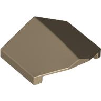 dark tan slope curved 33 2 x 2 double inverted