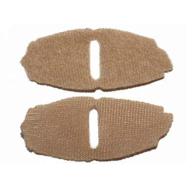 dark tan minifigure poncho cloth with rounded edges asymmetric