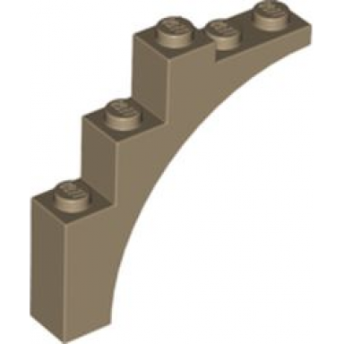 dark tan arch 1 x 5 x 4 - continuous bow