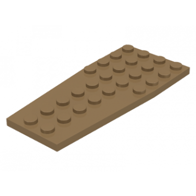 dark tan wedge plate 4 x 9 without stud notches