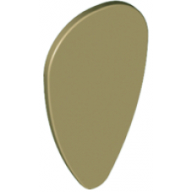 dark tan minifigure shield oval