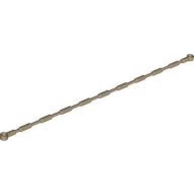 dark tan hose flexible 21l with 2 connector ends and rope climbing grips