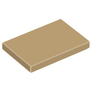 dark tan tile 2 x 3