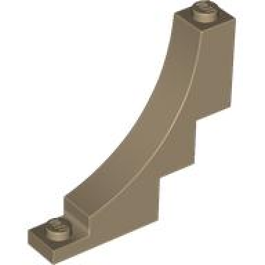 dark tan arch 1 x 5 x 4 inverted