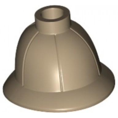 dark tan minifigure headgear pith helmet