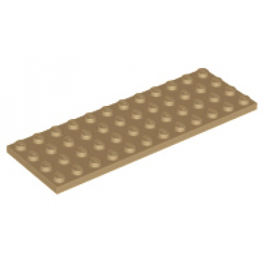 dark tan plate 4 x 12