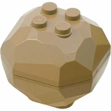 dark tan rock 4 x 4 octagonal boulder 30293 30294