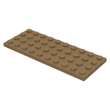 dark tan plate 4 x 10