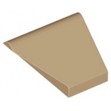 dark tan slope 45 2 x 1 double inverted with bottom stud holder