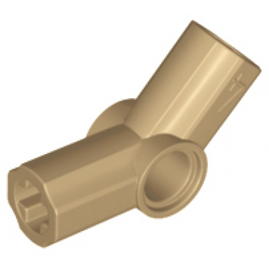 dark tan technic axle and pin connector angled 4 - 135 degrees