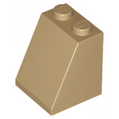 dark tan slope 65 2 x 2 x 2 with bottom tube