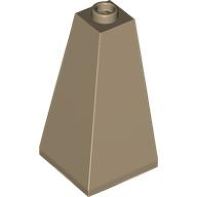 dark tan slope 75 2 x 2 x 3 double convex