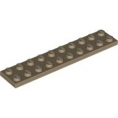dark tan plate 2 x 10