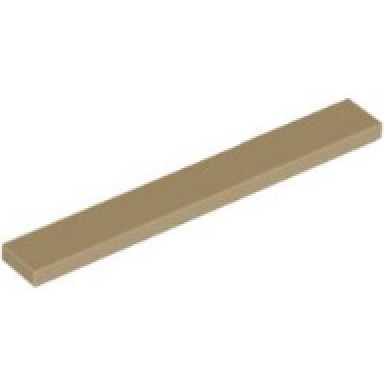 dark tan tile 1 x 8