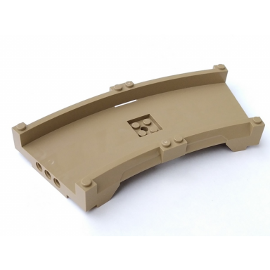 dark tan track system curved track 17 x 12 x 2