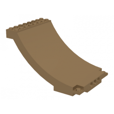 dark tan sports arena section skateboard ramp