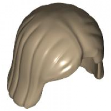 dark tan minifigure hair female
