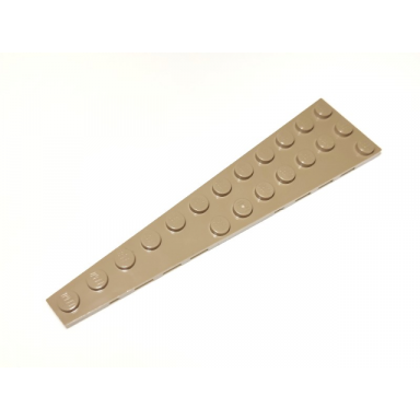 dark tan wedge plate 12 x 3 left