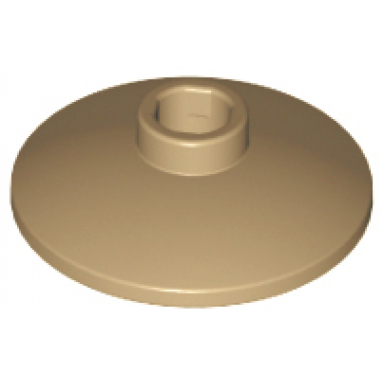 dark tan dish 2 x 2 inverted radar