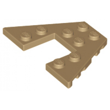 dark tan wedge plate 4 x 6