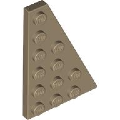 dark tan wedge plate 6 x 4 right