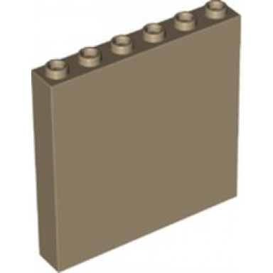 dark tan panel 1 x 6 x 5