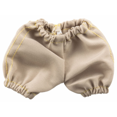 dark tan duplo doll cloth pants with two pockets