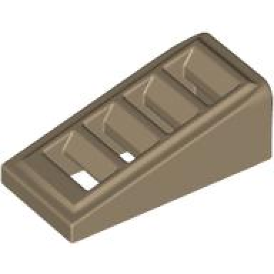 dark tan slope 18 2 x 1 x 2 3 with grille