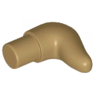 dark tan cattle horn short