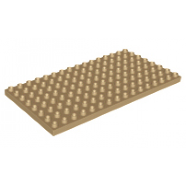 dark tan duplo plate 8 x 16