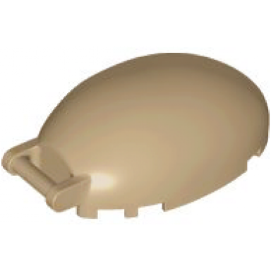 dark tan windscreen 6 x 4 x 2 bubble canopy with bar handle