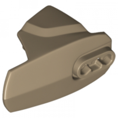 dark tan hero factory armor with ball joint socket - size 5