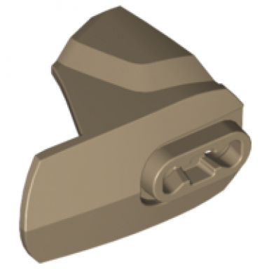 dark tan hero factory armor with ball joint socket - size 4