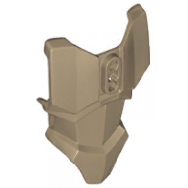 dark tan large figure torso armor with 2 chest holes