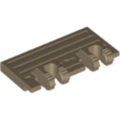 dark tan hinge train gate 2 x 4 locking dual 2 fingers without rear reinforcements