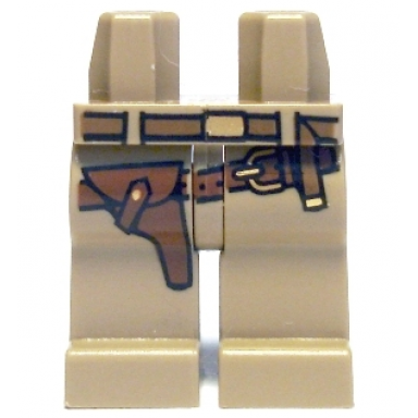 hips and legs with indiana jones belts and holster pattern