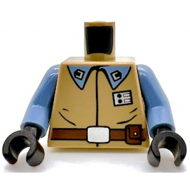dark tan torso sw rebel officer suit pattern sand blue arms black hands