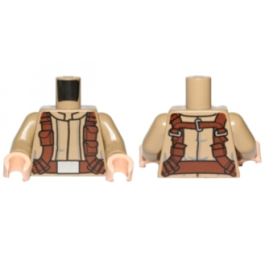 dark tan torso sw mandarin collar reddish brown utility belts pattern sw resistance soldier dark tan arms light nougat hands