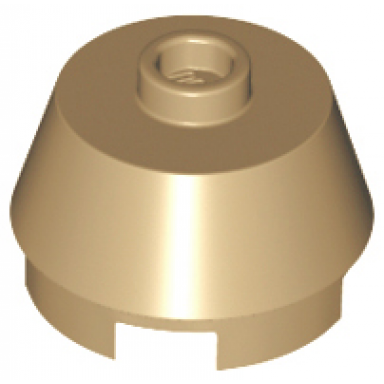 dark tan cone 2 x 2 truncated
