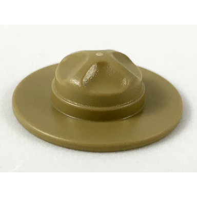 dark tan minifigure headgear hat campaign