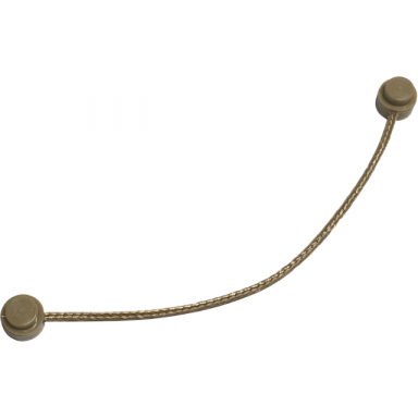 dark tan string with end studs 10l overall with same color studs pattern