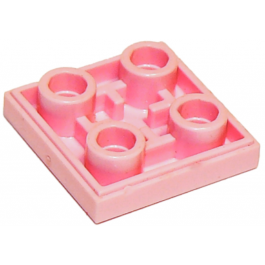 bright pink tile modified 2 x 2 inverted