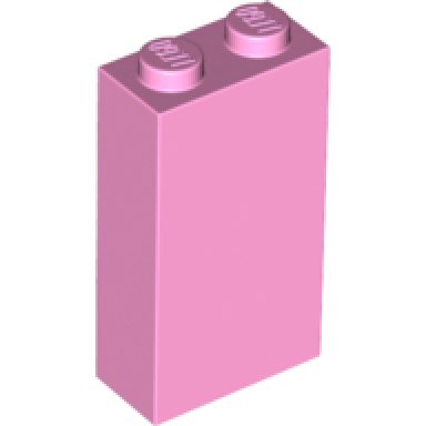 bright pink brick 1 x 2 x 3