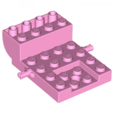 bright pink vehicle base 4 x 6 x 1 2 3 curved