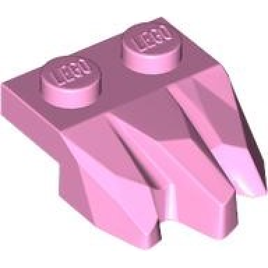 bright pink plate modified 1 x 2 with 3 claws rock fingers
