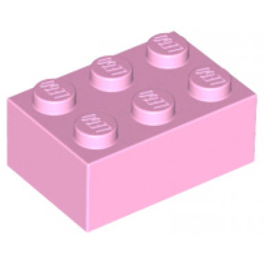 bright pink brick 2 x 3