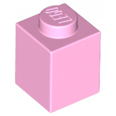 bright pink brick 1 x 1