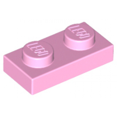 bright pink plate 1 x 2