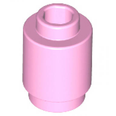 bright pink brick round 1 x 1