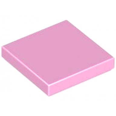 bright pink tile 2 x 2